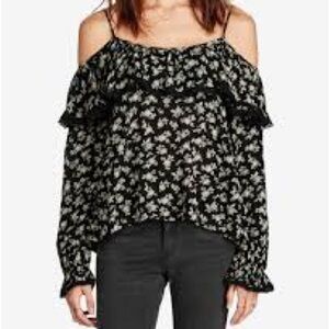 NWT Denim & Supply Ralph Lauren Women's New Floral Ruffled Cold-Shoulder